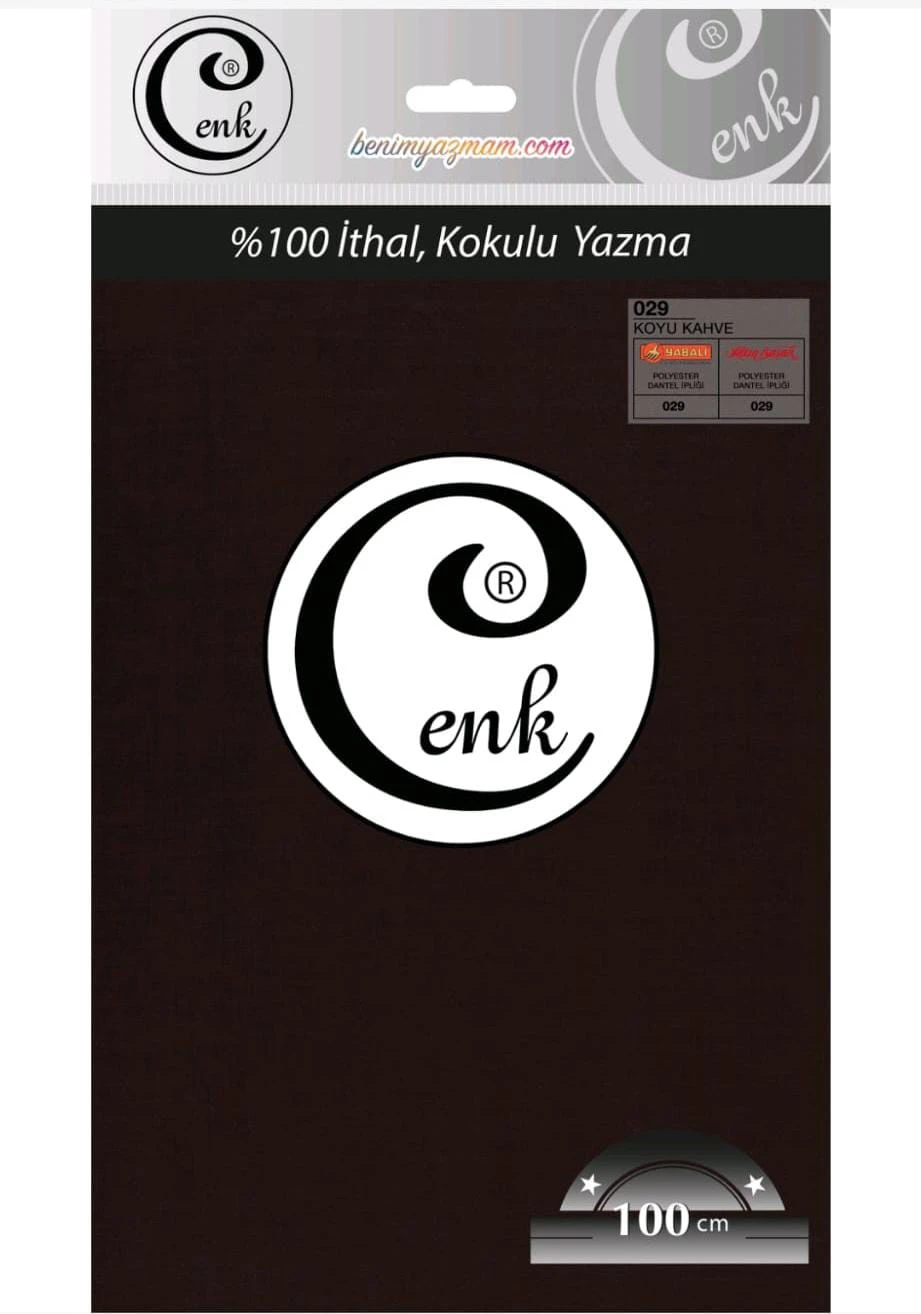 CENK YAZMA 100 CM (029 KOYU KAHVE)