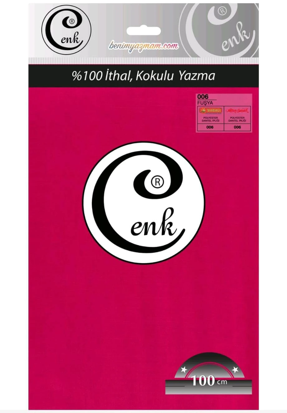 CENK YAZMA 100 CM (006 FUŞYA)