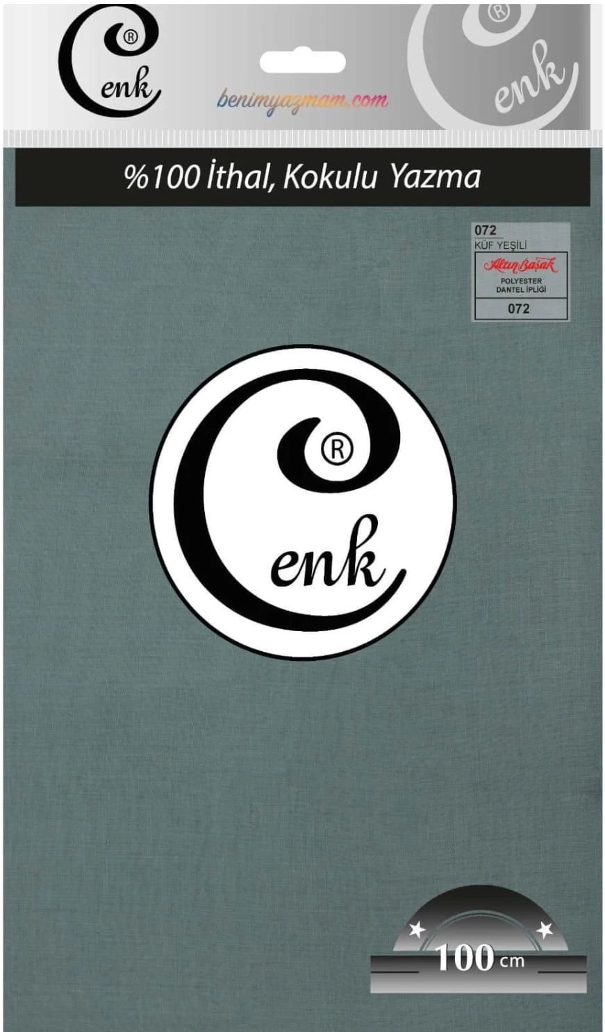 CENK YAZMA 100 CM (072 KÜF YEŞİLİ)