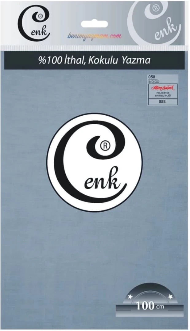 CENK YAZMA 100 CM (058 INDİGO)