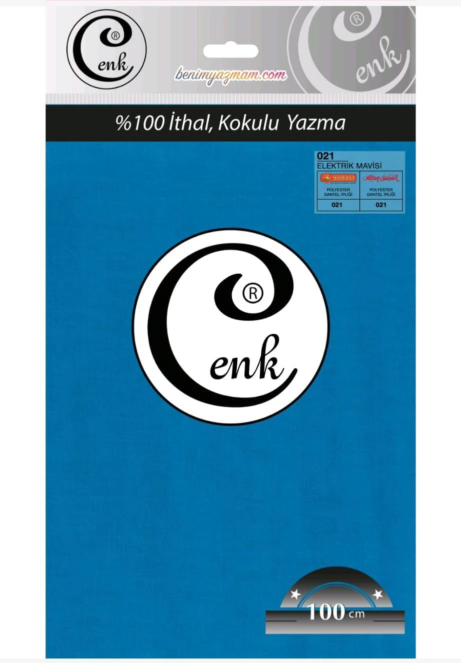 CENK YAZMA 100 CM (021 ELEKTRİK MAVİSİ)