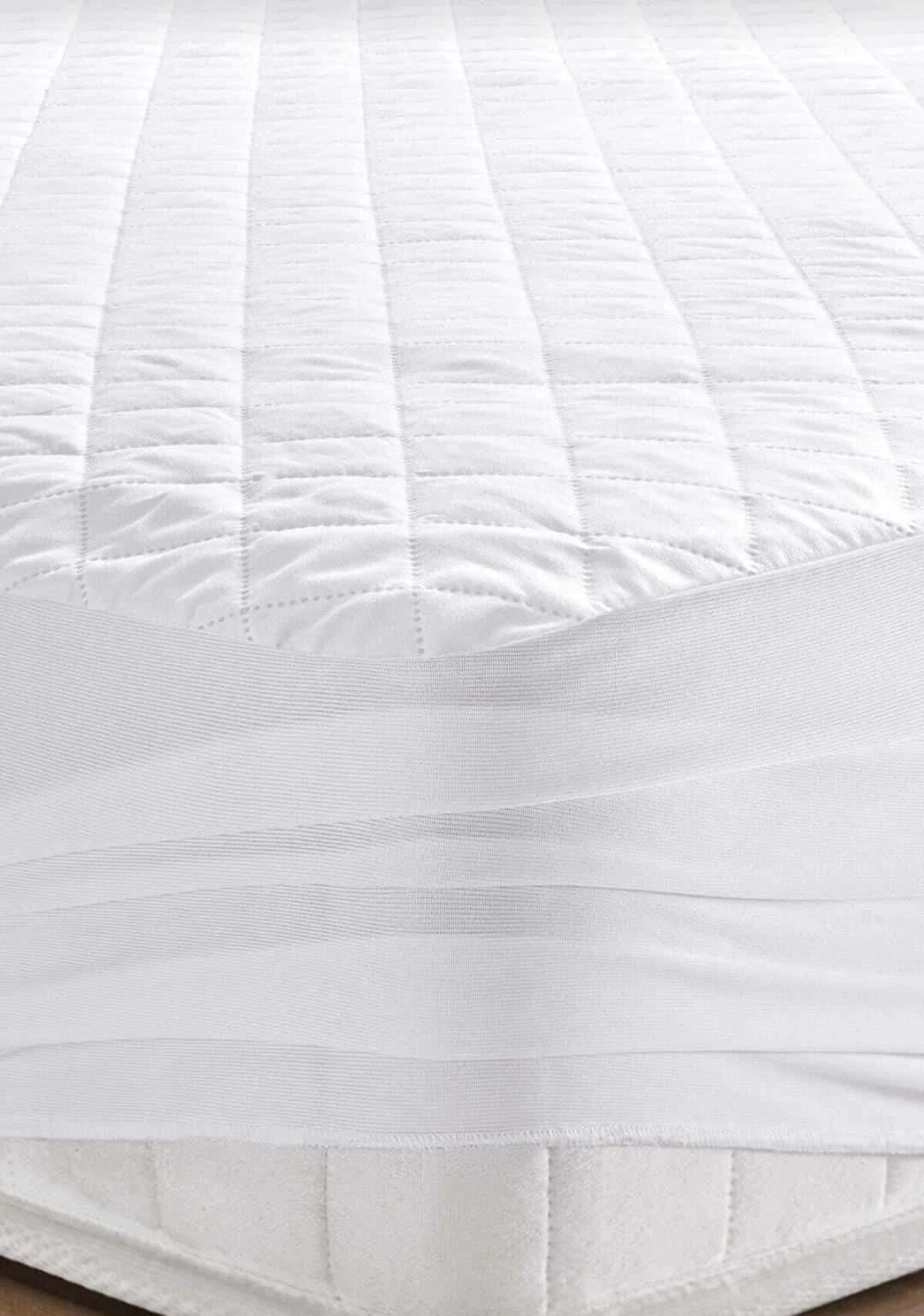 ÇİFT KİŞİLİK KAPİTONE FİTTED SIVI GEÇİRMEZ ALEZ (160X200) BEYAZ