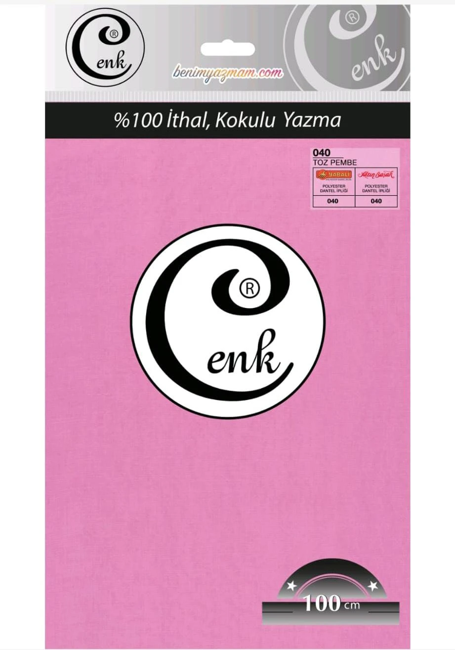 CENK YAZMA 100 CM (040 TOZ PEMBE)